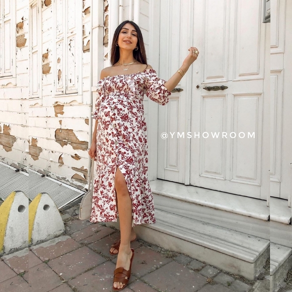 Zara Dresses & Skirts - ZARA Floral midi dress